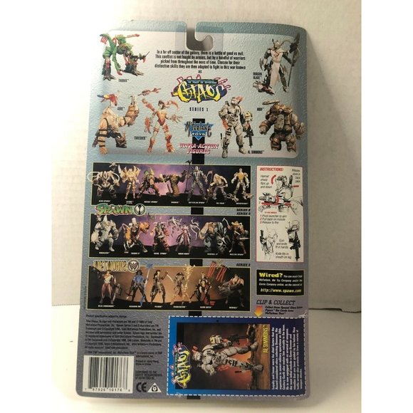 Total Chaos Action Figure Al Simmons S1 McFarlane Toys 1996 MOC Unopened - Picture 3 of 3